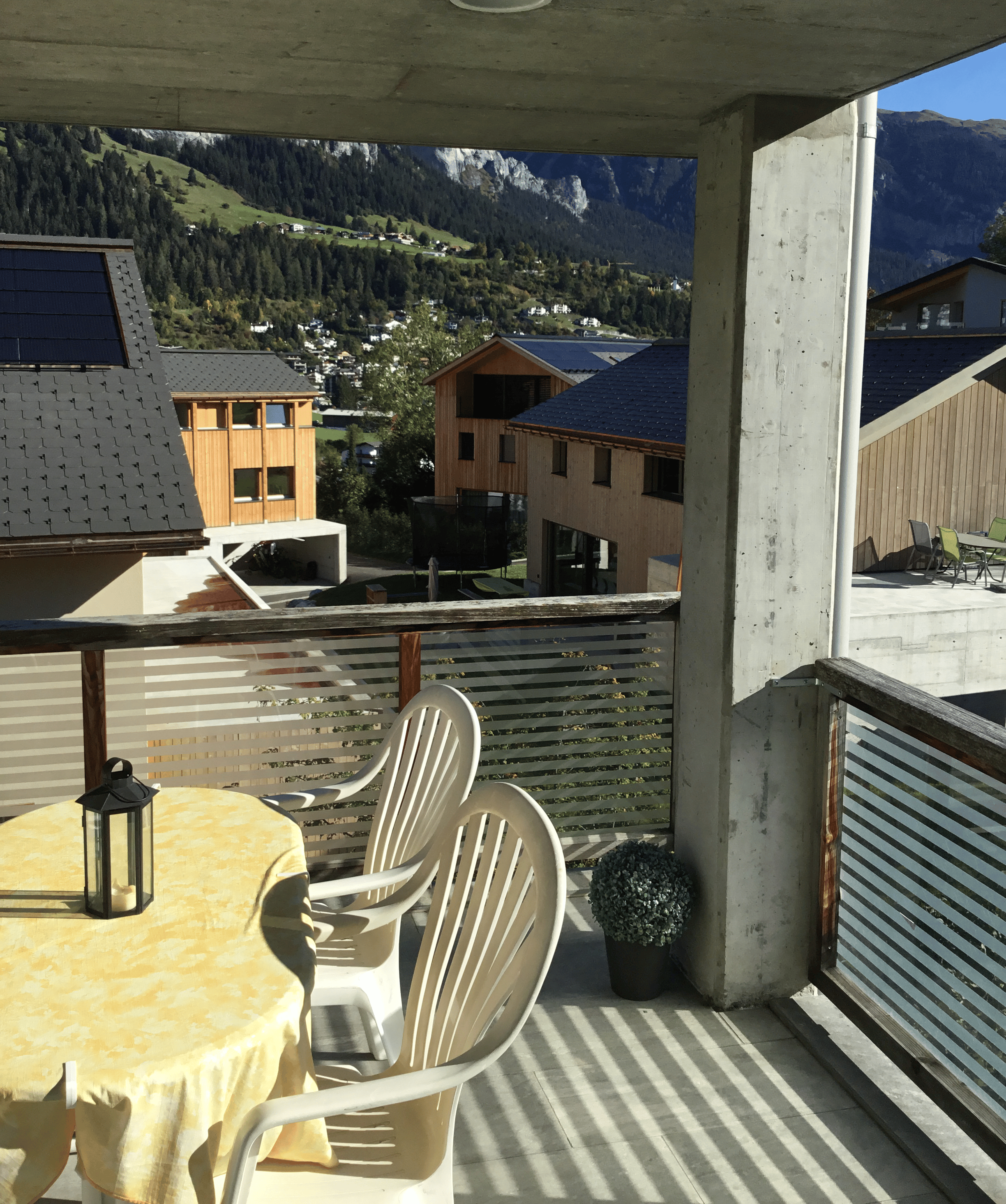 Balkon Sitzplatz